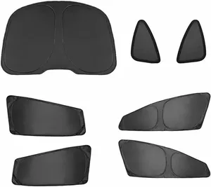 2024 Car Privacy Sunshade Model 3 Windshield Sunshade Car Sun Shade 7 Pieces Set,