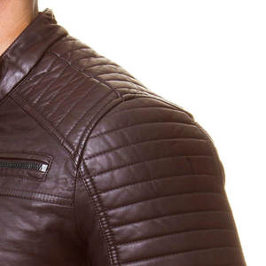 Chaqueta de Cuero para Hombre, Impermeable, Nuevo Modelo, Último Diseño, Precio Económico - Product Image 5