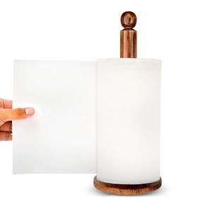 Boîte à mouchoirs en bois et porte-serviettes en papier pour la maison, le bureau et la table à manger - Product Image 5