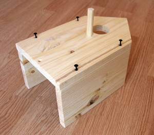 Nichoir en bois fait main |   Finition Premium |   Fournisseur en gros de produits en vrac au prix d'usine - Product Image 3