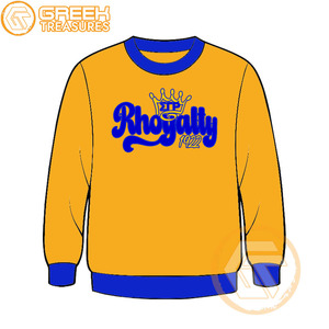 Sudadera de lana de algodón Sigma Gamma Rho personalizada de alta calidad, Jersey bordado, chaqueta para mujer, ropa griega, estilo de hermandad - Product Image 1