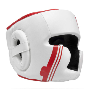 Niños Adultos Karate Head Guard Face Shield MMA Artes marciales Boxeo Taekwondo Sparring Casco de entrenamiento de protección suave - Product Image 4