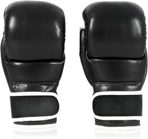 Arts martiaux Porter des gants de MMA en couleur personnalisée Gants de combat de boxe MMA en cuir avec des prix raisonnables de logo personnalisé - Product Image 4