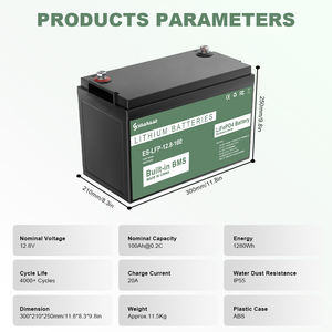 Smaraad Polish Magazijn 12.8V 100ah 200ah Lithium Batterij Thuis Energieopslag Batterij Hot Sale In Kraïne Poland - Product Image 2