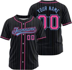 Maillot de baseball fabriqué en usine OEM avec logo et numéro de l'équipe, conçu pour les jeunes et les vêtements de l'équipe professionnelle - Product Image 1