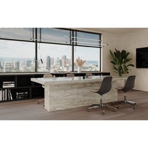 UNION Eco-Friendly Durable Quartz <b>Crystal</b> Composition Big Slab 15-30mm Thickness Modern Design for Kitchen Countertops/Vanity - Product Image 2