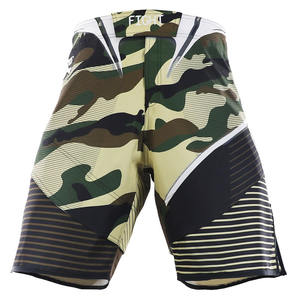 Servicios OEM, Precio Razonable, Shorts MMA Unisex de Diseño Personalizado, Casuales, Sólidos, de Cintura Media, Secado Rápido, Transpirables, de Spandex/Poliéster - Product Image 2