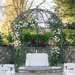 Sang trọng rèn sắt gazebo thanh lịch vườn tán với trang trí scrollwork - Product Image 4