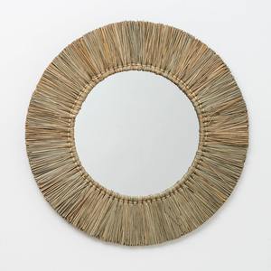 Vietrustic nouveautés miroir en osier tissé jonc de mer miroir en jute décor de couloir - Product Image 5