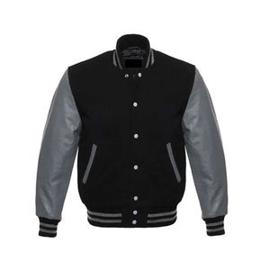 Logotipo personalizado hombres lana parche bordado cuero manga Letterman Varsity chaqueta a medida hombres Universidad Leatherman hombres chaqueta - Product Image 3