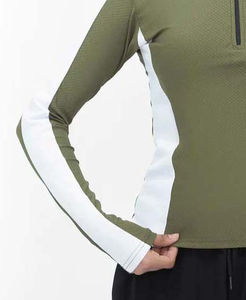 Vêtement de yoga pour femmes en gros OEM, veste respirante, vêtements d'extérieur tendance, manches longues avec poches, veste de yoga pour femmes avec couleur personnalisée - Product Image 5