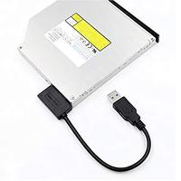 USB 2,0 a (7 + 6) 13 pines Slimline Slim SATA II Laptop CD/DVD Drive Cable adaptador