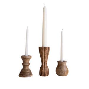 Soporte de vela de madera de calidad creativa Diseño de lujo Portavelas decorativo para el hogar Base de Vela decorativa de Mesa para el hogar al mejor precio - Product Image 2