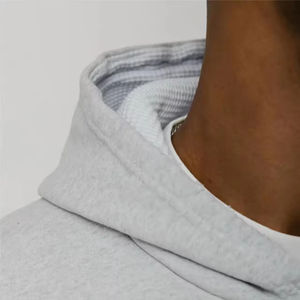 Hoodies à la mode pour hommes, personnalisables, surdimensionnés, brodés, style hiver, streetwear, séchage rapide, fermeture éclair, 100% coton, en gros - Product Image 5