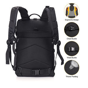 Mochila Deportiva Grande Negra para Hombre, Estilo Academia, para Motocicleta, Fútbol, Sóftbol, Voleibol, con Soporte para Balón y Casco - Product Image 5