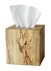 Caja de pañuelos de madera de superficie lisa con acabado elegante adecuado para configuraciones de hogar modernas y minimalistas con estilo - Product Image 6