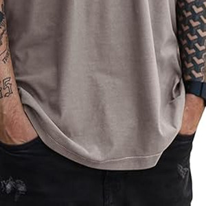 Sérigraphie lourde 100% coton T-shirts Logo personnalisé Design T-shirt graphique pour hommes et femmes téléchargé par Dress Sports - Product Image 4