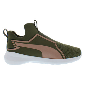 Chaussures pour filles Puma Rebel Mid Gleam PS Couleur : Olive Night/Rose Gold 100% authentiques - Product Image 3
