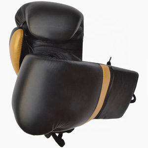 Guantes de Boxeo Profesionales Personalizados 2025, Cuero Vacuno Genuino de Alta Calidad, Transpirables, Cierre de Cordones, Agarre Cómodo - Product Image 3