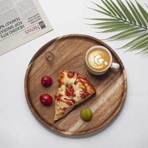 Bandeja de Servir de Madera Ecológica y Confiable, Hecha a Mano, Apta para Lavavajillas y Microondas, para Uso en el Hogar, Restaurantes y Hoteles - Product Image 3