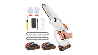 Achetez une tronçonneuse en ligne, tronçonneuse électrique sans fil, alimentée par batterie, machine professionnelle de coupe du bois avec accessoire de meule portable