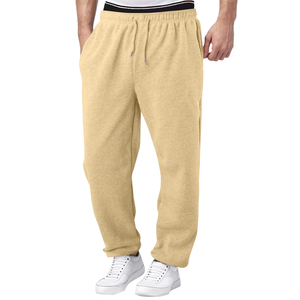 Joggers de gran tamaño para hombre al por mayor | Pantalones de chándal personalizados | Pantalones de chándal holgados | Pantalones con cordón sólido Suministro de fábrica - Product Image 3