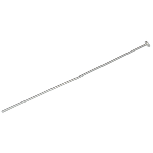 925 argent 60*0.6mm épingle à tête plate résultats de bijoux fabrication de bijoux matière première épingles à tête et épingles à œil - Product Image 1