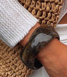 Pulseras y Brazaletes de Resina para Mujer, Nueva Colección, Joyería Estilo Ángel para Fiestas y Bodas, Alta Calidad - Product Image 3