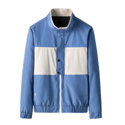 Veste légère faite sur commande de Softshell d'hommes pour le sport décontracté de mode des hommes-custom-fashion-wholesale-retro-mens-3-color- - Product Image 5