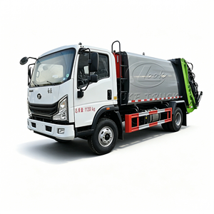 Nouveau camion compacteur de déchets 8m3 Sinotruk Howo Hanjiang léger 4x2 diesel pour la compression des ordures urbaines - Product Image 3
