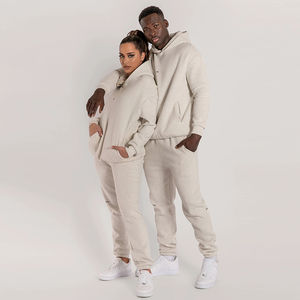 ชุดวอร์มสำหรับผู้ชายเสื้อสวมหัวทรงโอเวอร์ไซส์โอเวอร์ไซส์โลโก้ออกแบบได้ตามต้องการ - Product Image 6