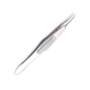 Las mejores pinzas para atar, instrumentos microquirúrgicos, venta al por mayor, fórceps oftálmicos Castroviejo, sutura curva de 0,5mm - Product Image 3