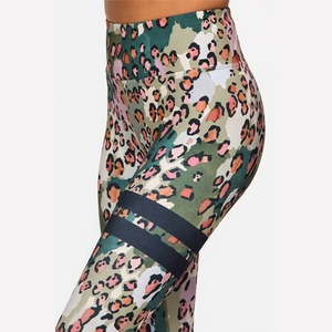 2025 nuevo modelo de moda para mujer, mallas cómodas de algodón y LICRA, pantalones de Yoga para mujer, mallas deportivas para mujer - Product Image 1