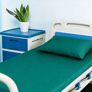 Draps plats en coton blanc uni pour lit simple, en <span class=keywords><strong>percale</strong></span>, pour hôpitaux et hôtels (vente en gros) - Product Image 1
