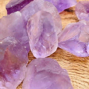 พลอยอเมทิสต์ธรรมชาติใสไม่ผ่านการบำบัดอัญมณีหยาบขนาดกำหนดเองสำหรับการทำเครื่องประดับ - Product Image 6