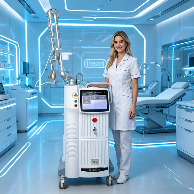 Medical CE CO2 Fractional Laser 10600nm 60W Vaginal Tightening Skin Resurfacing Wrinkle Removal Fractional CO2 Laser Device
