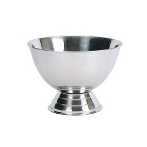Bols à champagne en argent métallisé de luxe avec base, forme ronde, refroidisseur à vin pour bière, boissons gazeuses, écologique, utilisation en bar pour les fêtes - Product Image 2