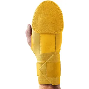 棒球滑动保护手套安全定制质量带金属板腕托成人皮革氯丁橡胶滑动手套