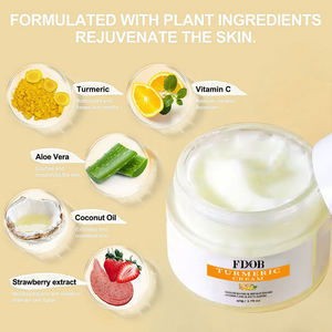 Crema de Cúrcuma y Vitamina C: Corrige la melanina, desvanece las manchas oscuras y las marcas del acné, controla la grasa y combate el acné, calma el enrojecimiento. - Product Image 3