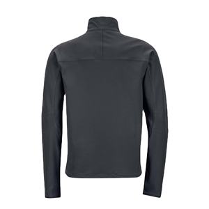 Veste Softshell de Haute Qualité pour Hommes OEM ODM Vente en Gros Logo Personnalisé Impression Manches Longues Fermeture Éclair Avant Tissu Teint 2026 - Product Image 5