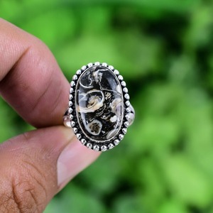 925 Sterling Silver Oval Cut Agate Gemstone Handmade Engagement Wedding <b>Ring</b> Prong Setting Trendy Unisex Fine Jewelry Certified - Product Image 2