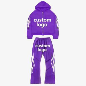 Survêtement confortable pour femme Sweat à manches longues et ensemble de jogging pour les voyages de gymnastique d'automne et d'hiver ou un usage quotidien - Product Image 4