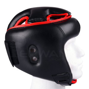 Casco integral de cuero de alta calidad para adultos, venta al por mayor, precio bajo, Protección deportiva, protector de cabeza para boxeo - Product Image 3