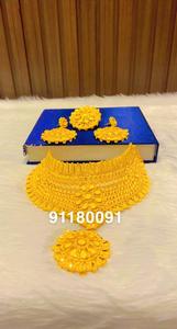 Conjunto de Collar y Pendientes Chapados en Oro de 24K de Moda de Inspiración Italiana, Envío Directo a EE. UU., Francia, España, Turquía, Comoras y Mayotte - Product Image 2