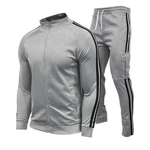 Conjunto Deportivo Informal con Capucha para Invierno, Ecológico, para Hombre y Mujer, Chaqueta y Pantalón de Entrenamiento 100% Algodón - Product Image 1
