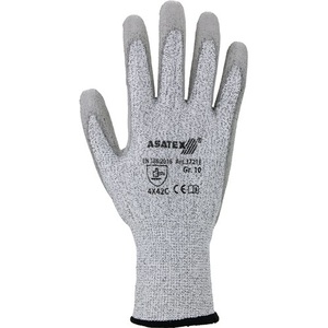 ถุงมือกันบาด ASATEX ไซส์ 10 สีเทา/เทา มาตรฐาน EN 388 ประเภทอุปกรณ์ป้องกันส่วนบุคคล (PPE) หมวดที่ 2 บรรจุ 10 คู่ สำหรับป้องกันมือในสวน - Product Image 1