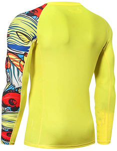 เสื้อรัดรูปแขนเดียวพิมพ์ซับลิเมชันชุดออกกำลังกายมีสไตล์งานตามสั่ง - Product Image 5