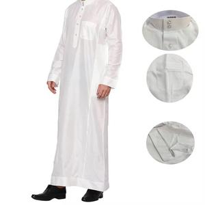 Vente en gros de jubbah marocaine de haute qualité pour hommes, robe arabe musulmane pour hommes, vêtements islamiques - Product Image 3