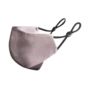 หน้ากากปิดหน้าผ้าไหมแบบเป็นทางการ3ชั้นระบายอากาศได้ดีมีสายแม่เหล็กปรับได้สวมใส่สบายเหมาะสำหรับงานแต่งงานฮาโลวีน - Product Image 5