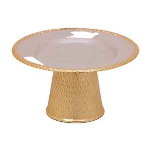 ที่วางคัพเค้กชุบทองดีไซน์เรียบง่ายที่ปรับแต่งได้สำหรับงานครบรอบงานวันเกิด - Product Image 2